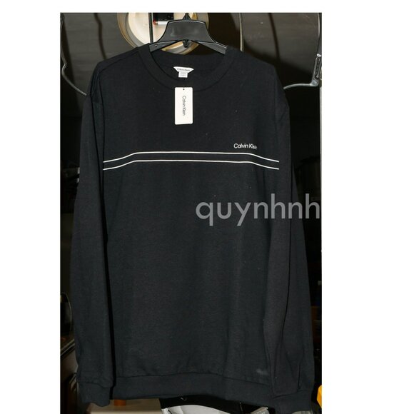 RAND NEW   CLAVIN KLEIN MEN CREWNECK  LONG SLEEVE SHIRT - Picture 1 of 4